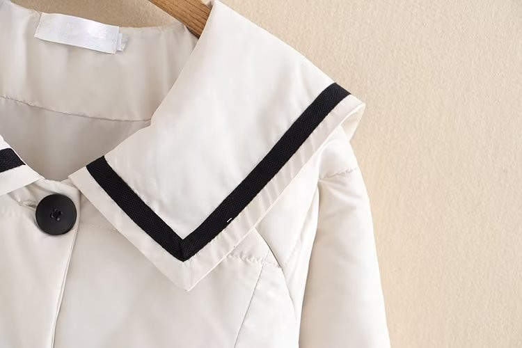 Plus Size Női Ruházat Téli Kabát Hajtóval Hosszú Ujjú Köztes Rétegű Pamut Vastagító Cipzár Extra Nagy Méret_voghion.com