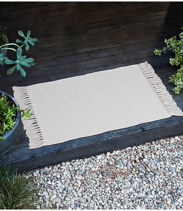 Nuovo zerbino in twill con nappa variegata, coperta da comodino per camera da letto, in filo di cotone, intrecciato, ingresso, soggiorno, tavolino da caffè_voghion.com