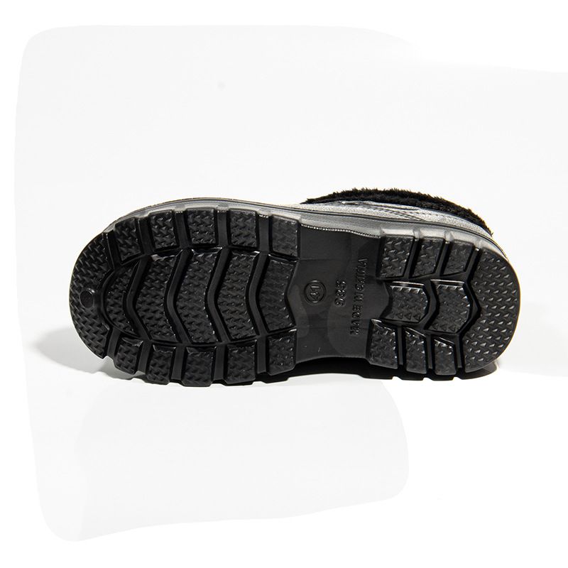 Waterproof cotton boots rain shoes velvet medium tube cotton shoes men's outdoor winter men's shoes cotton shoes snow boots men's casual shoes_voghion.com