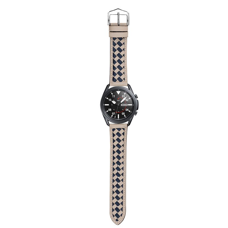 Suitable for Samsung Watch46mm Huami Huawei GT1/2 generation universal fitbit leather strap 22mm_voghion.com