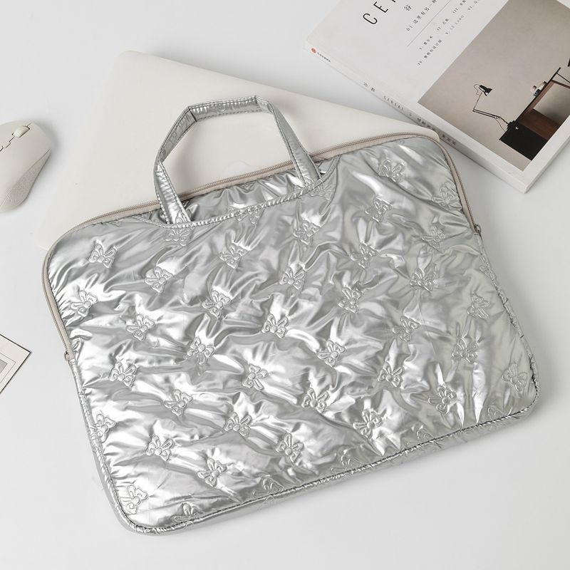 Laptop Bag Japanese And Korean Version Ins Cotton Bag New Diamond Large-capacity Notebook Handbag Ipad Liner Bag_voghion.com
