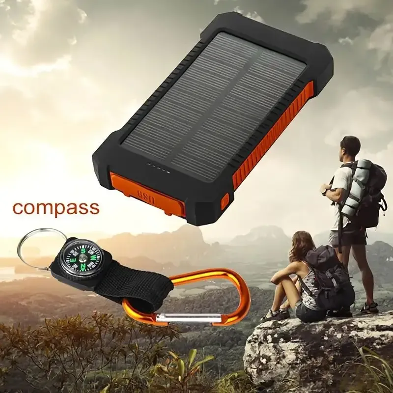mAh Solar Bank Grote Capaciteit Back-up Batterij Snel Opladen Draagbare Powerbanks 20000 Hulpbatterijen Buiten_voghion.com