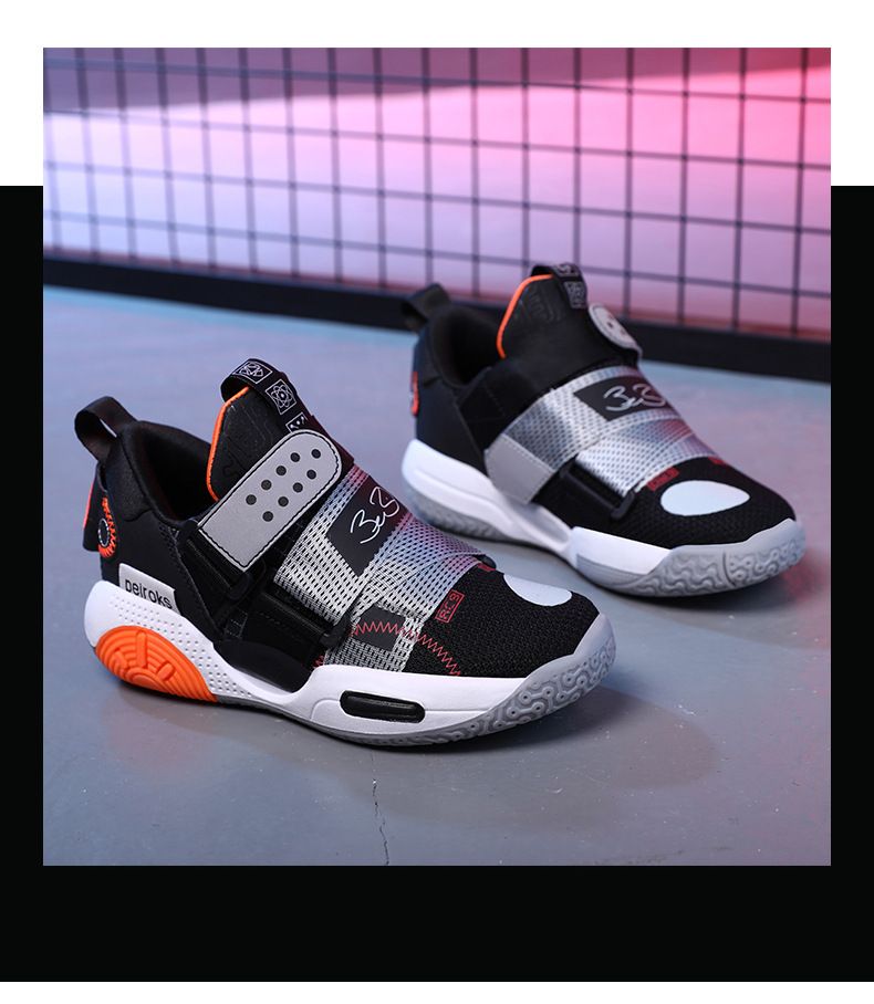 Mutter & Kinder Jungen Basketballschuhe Mesh Atmungsaktiv Professionelle Praktische Trainingsschuhe_voghion.com