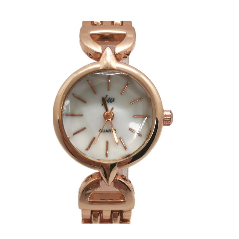 Mode Rose Gold Kleine Zifferblatt Quarz frauen Armband Kreuz Spiegel Luxus Dame Uhr_voghion.com