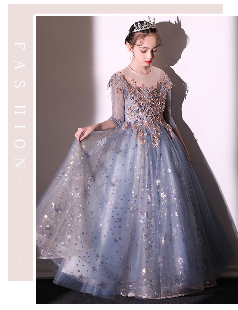 Φόρεμα κοριτσιών για νήπια για κορίτσια με πιάνο_voghion.com