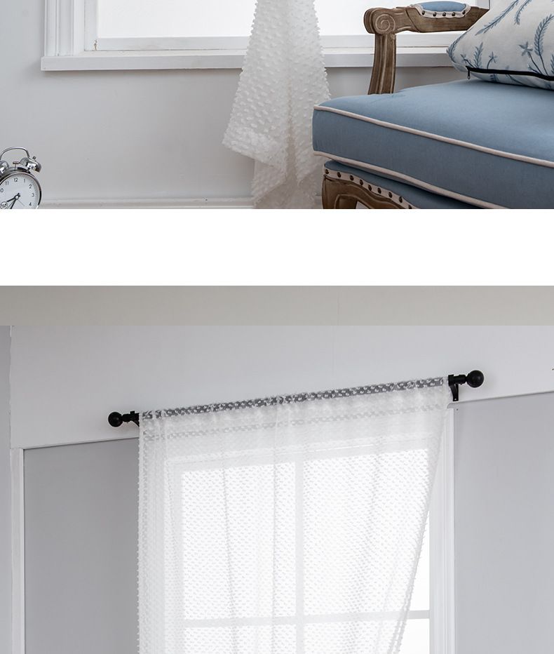 Vorhang Fertig Schwarz Quaste Einfachen Stil Küche Erkerfenster Bildschirm_voghion.com