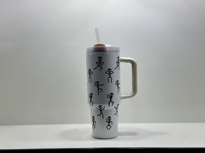 Christmas Halloween New Luminous 40 Ice Tyrant High-Value Insulated Cup Color-Changing Gift_voghion.com