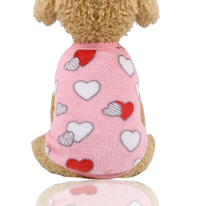 Flannel Teacup Dog Puppy Cat Pet Teddy Clothes Vest Apparel Factory_voghion.com