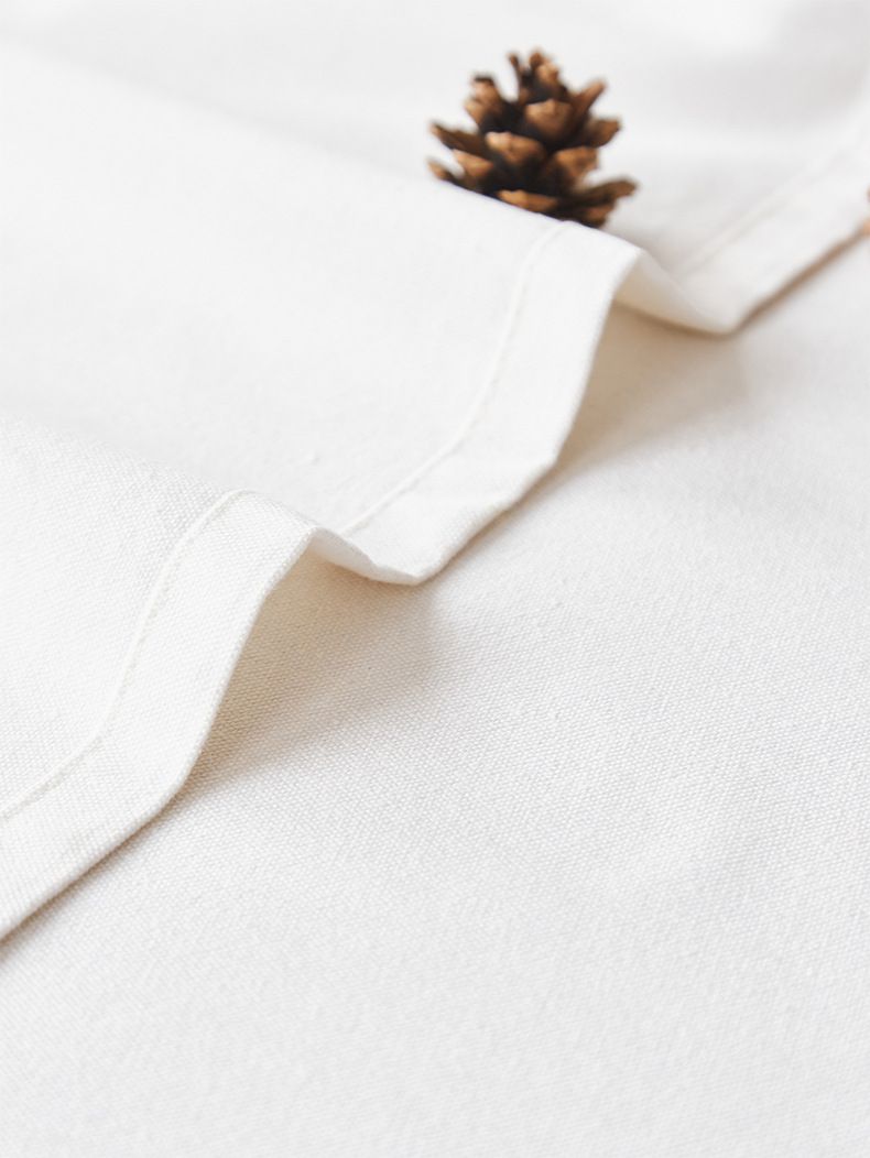 Tablecloth Yellow - Polycotton Embroidered With Cross/Arrow, Heat-Resistant & Wrinkle-Free, For Dining Table, Coffee Table Or Dorm Decor_voghion.com