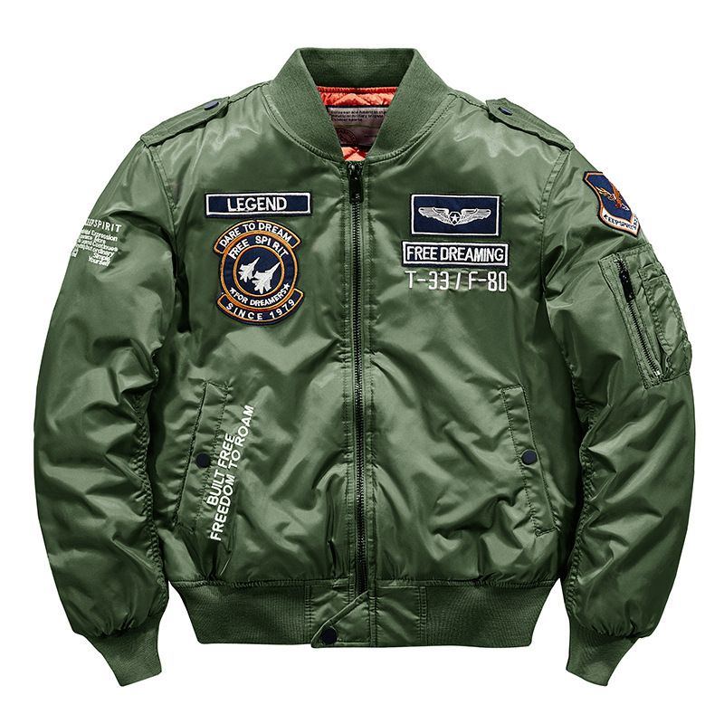 2024. aasta meeste talvine hiphopi paks soe jakk sõjaväe mootorratta Ma-1 Aviator Pilot Cotton Parka meeste pesapallipommitaja jakid_voghion.com