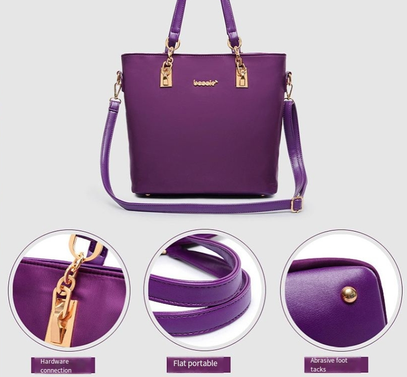 borsa da donna alla moda in nylon borsa per mamma e bambino set da sei pezzi borsa a tracolla a mano_voghion.com