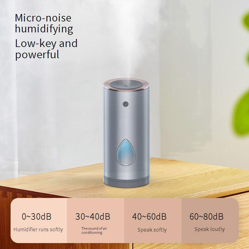 Portable USB Humidifier With Aromatherapy Function - 260ml Small Humidifier For Home, Office, Bedroom, Desktop - Ultra Quiet (Under 36dB)_voghion.com