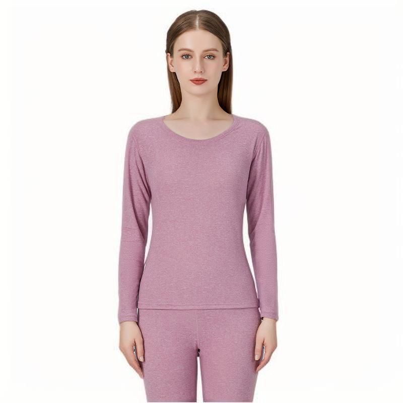 Men's & Women's Thermal Underwear Set - Cashmere Silk Blend, Fleece-Lined, Warm Winter Base Layer, Unisex Long Sleeve & Pants, Soft & Breathable_voghion.com