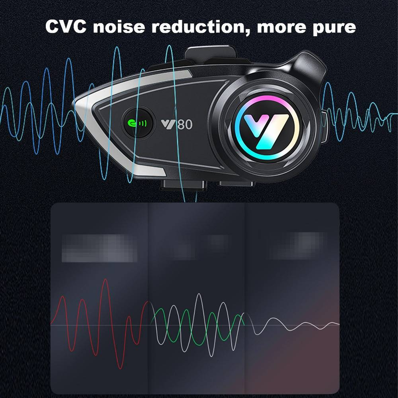 Y80 Motorcycle Helmet Bluetooth Headset Wireless V5.3 Handsfree Call Music Earphone For Riders Moto GPS Waterproof Headphone_voghion.com