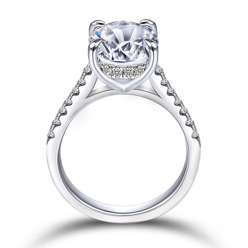 Damenschmuck 925 Sterling Silber 5,5 Karat Diamantring Eiförmig 5A Eisblume Prinzessschliff Zirkon Ring High End Leichter Luxus_voghion.com