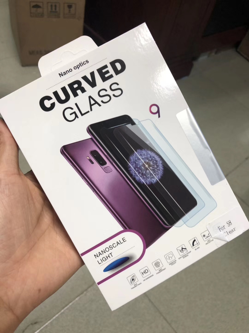 Suitable For S22Plus Curved Screen UV Adhesive Tempered Note20 Liquid Full Coverage Film S22_voghion.com