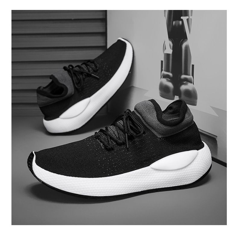Calcetines deportivos ligeros de malla fina transpirables para hombre, de verano 2024, con suela suave, para correr._voghion.com