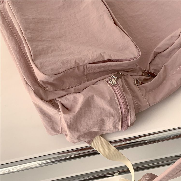 Lightweight, Large-capacity Nylon Backpack For Women, Designed Specifically For Solo Travel Double Shoulder Straps Casual Style_voghion.com