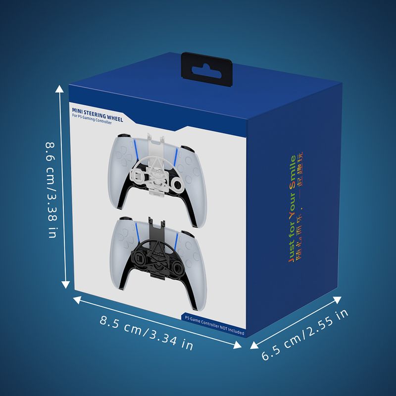 Mini For PS5 Game Controller 3D Printing Racing Games Steering Wheel Replacement Direction Auxiliary Accessories_voghion.com