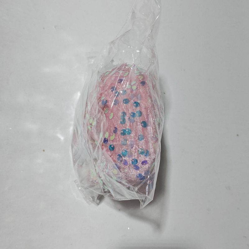 Funkelndes rosa Glitzer-Weihnachtsfiguren-Set – Stehender Weihnachtsmann, Schneemann und Rentier als Schreibtischdekoration für weihnachtliche Stimmung._voghion.com