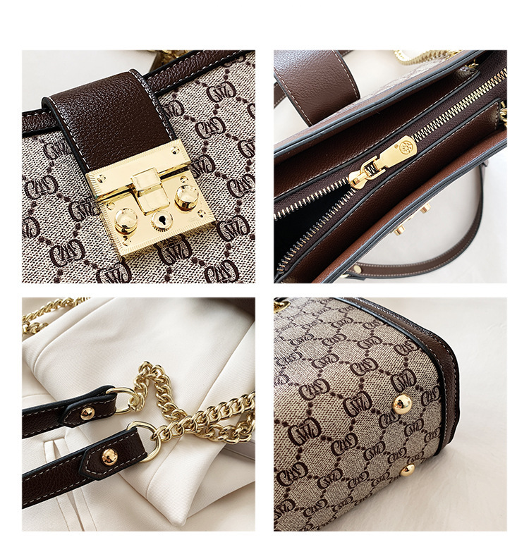 High-quality Bags For Women 2023 New Fashion Live Broadcast Large-capacity Tote Bag Printed Chain Portable Shoulder Bag For Women_voghion.com