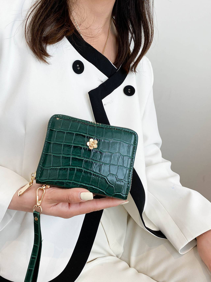 Neue Handtasche für Damen, Geldbörse und Kartenetui mit Alligator-Print aus Europa und Amerika_voghion.com