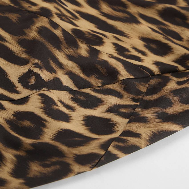 Gonna midi con stampa leopardata 2024, gonne lunghe a vita alta per donna, gonna in raso vintage da strada, gonne estive eleganti da donna_voghion.com