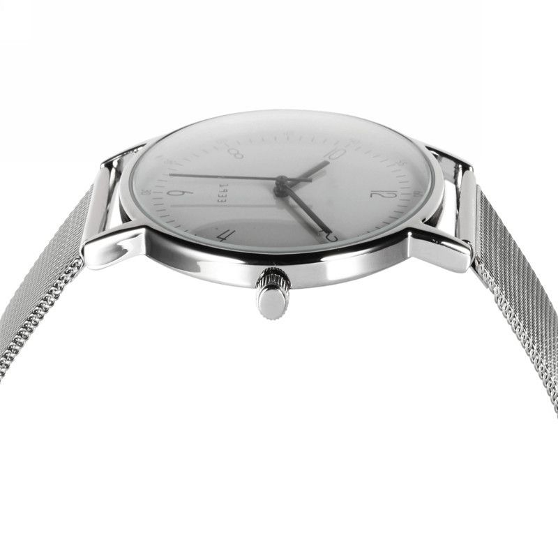 Orologio al quarzo da coppia, con cinturino in maglia casual, stile britannico, più venduto_voghion.com