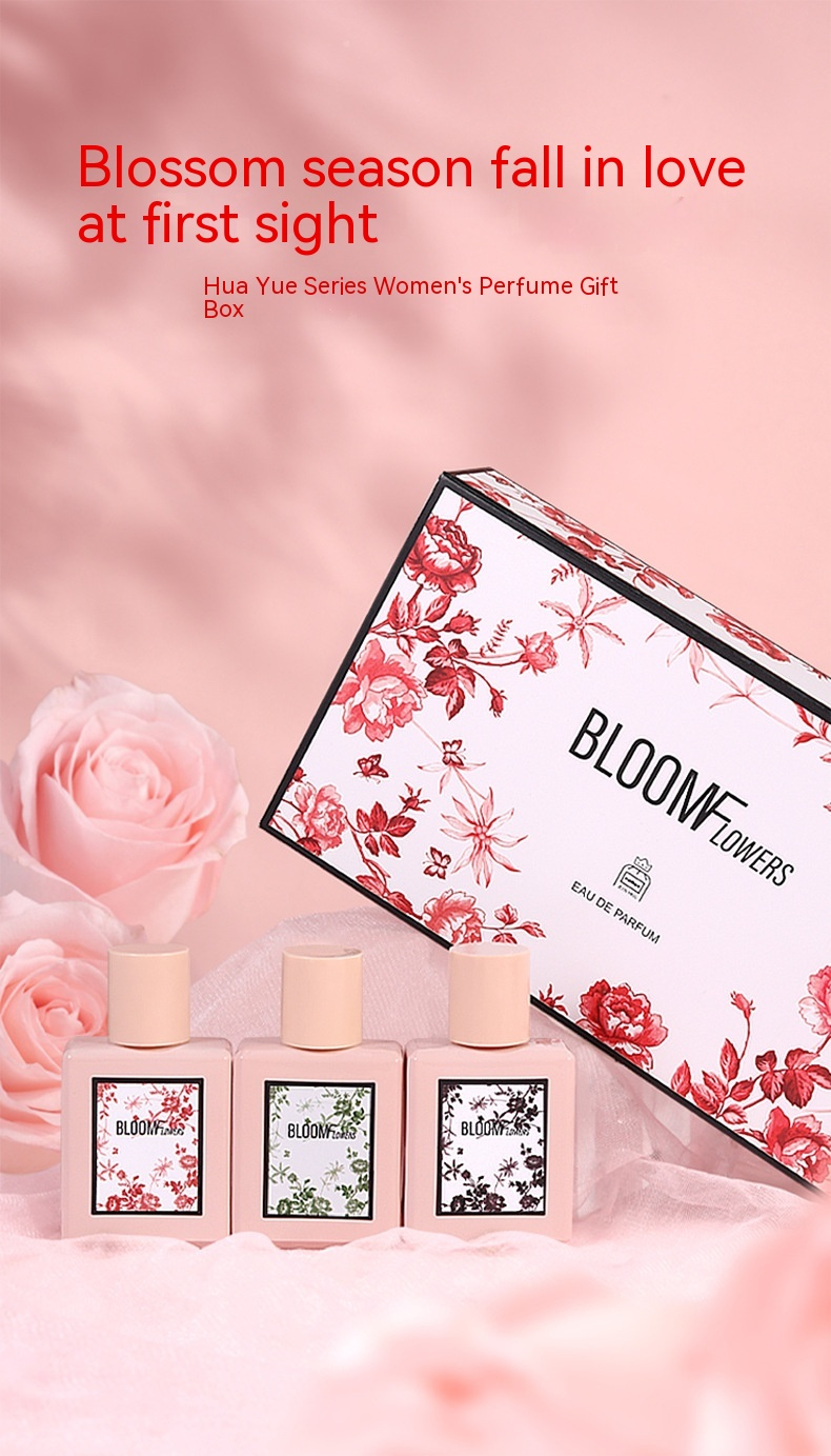 2024 Hot New Town Yixianghuayue Blommande parfymset för kvinnor Hållbar doft Populär presentförpackning för parfym från Vietnam_voghion.com