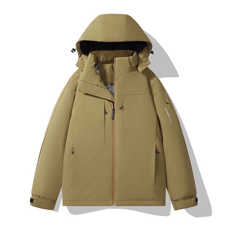 Giacca da lavoro in softshell spessa, antivento, impermeabile e calda, da uomo, in grafene, per escursioni all'aperto, in cotone_voghion.com