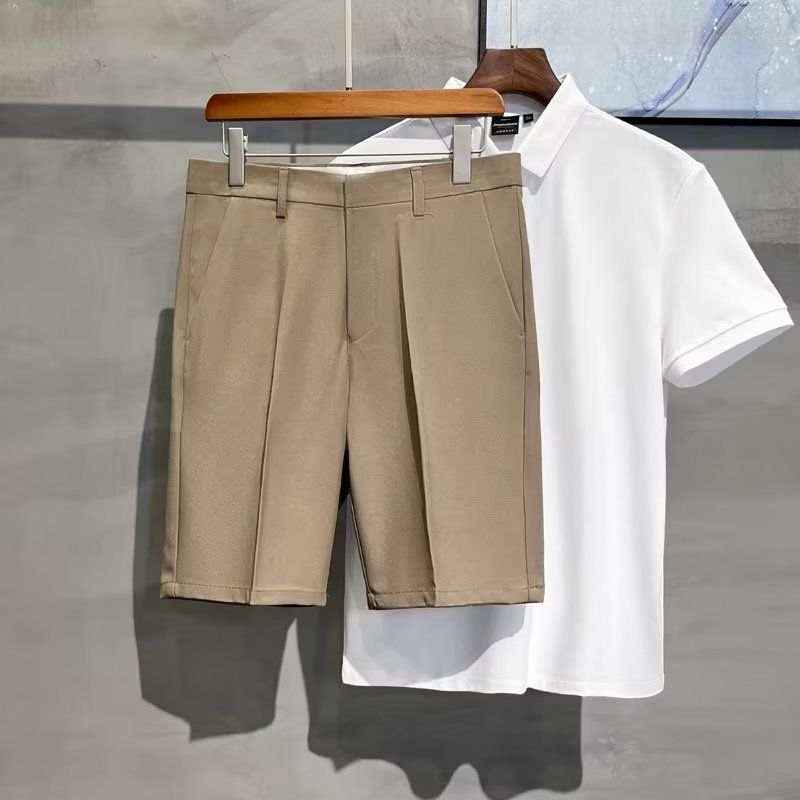 27-42 Summer Luxury High Quality Men's Casual Shorts Versatile 5/4 Western Pants Thin Middle Pants Western Shorts_voghion.com