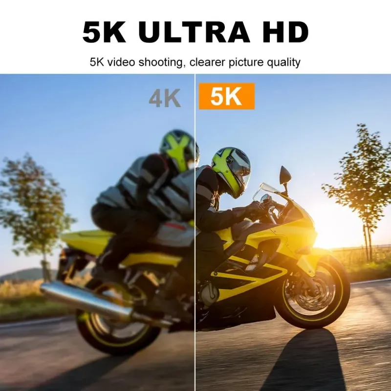 4K 5K Sportkamera 60FPS Anti-Shake 30M Wasserdichter Helm Videoaufnahme Tauchen Surfen Camping 1080P Actionkameras_voghion.com