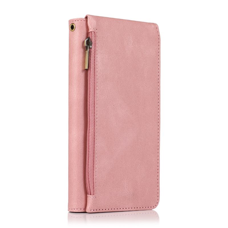 Mobile Phone Case Suitable For Iphone14 Leather Case Nine Carabiner Multifunctional Apple 14plus Skin-Sensitive Mobile Phone Protective Case_voghion.com