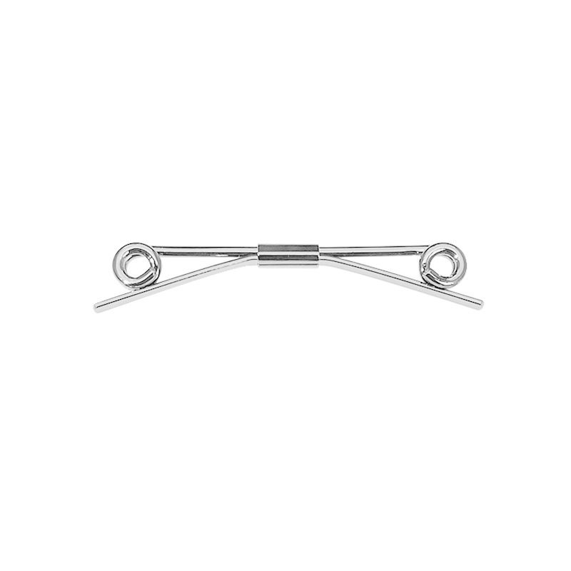 Herrenschmuck Klassische Metallspule Hemd Krawatte Kragen BarPin Bar Host Hochzeit Business Hemd Fliege_voghion.com