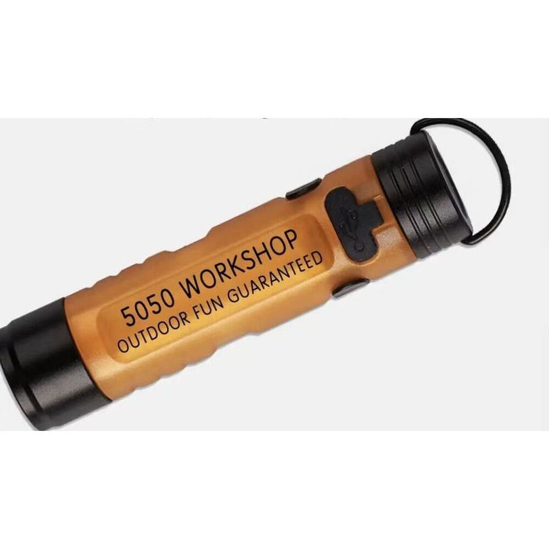5050 Original Mini Flashlight Ultra-lightweight Outdoor Strong Multi-functional Rechargeable Camping Portable_voghion.com
