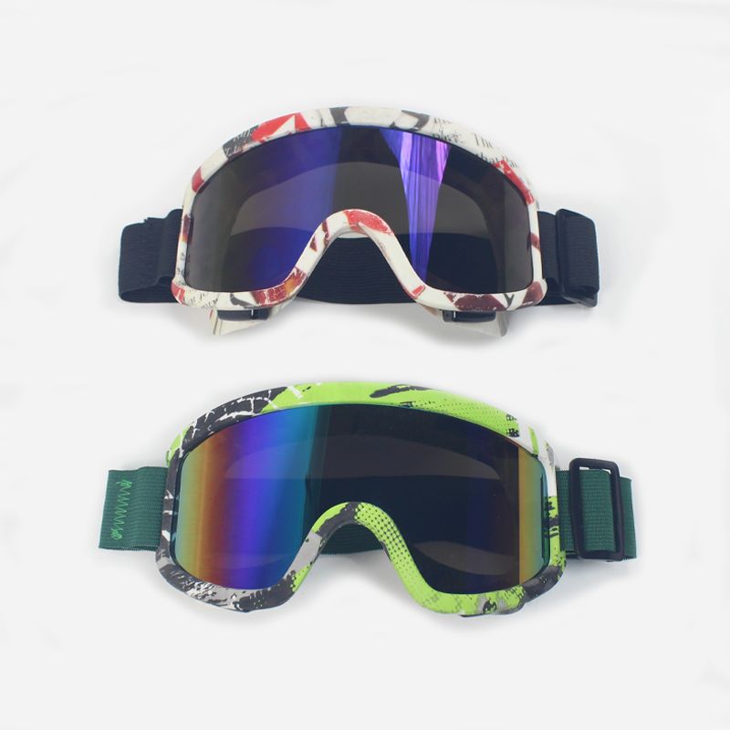 Óculos de esqui antiembaçantes Óculos de motocicleta Óculos de esqui de inverno Snowboard Óculos de esqui para esportes ao ar livre Máscara de esqui à prova de vento Óculos off-road Capacete_voghion.com