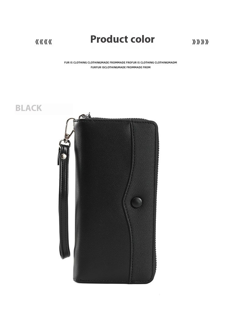2024 New Long Zipper Women's Handbag Large Capacity Wallet Versatile Phone Bag_voghion.com
