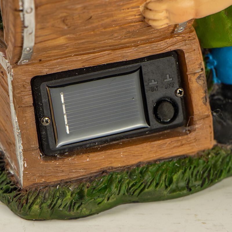 Cross Border Dwarf Solar Resin Lamp Halloween Christmas Outdoor Camping Garden Atmosphere Ornaments Solar_voghion.com