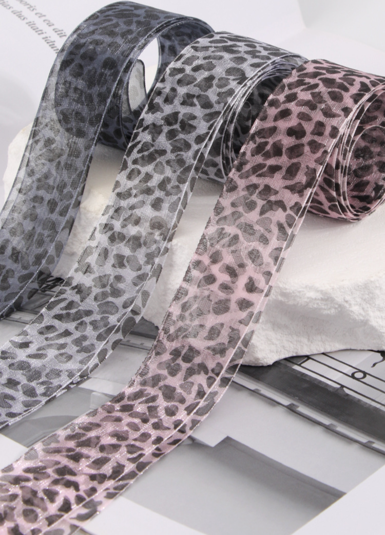 Accessori per scarpe Nuovi lacci per scarpe leopardati Lacci per scarpe larghi 2,5 cm Lacci per scarpe in pizzo di seta con motivo leopardato Lacci piatti larghi in filato di neve_voghion.com