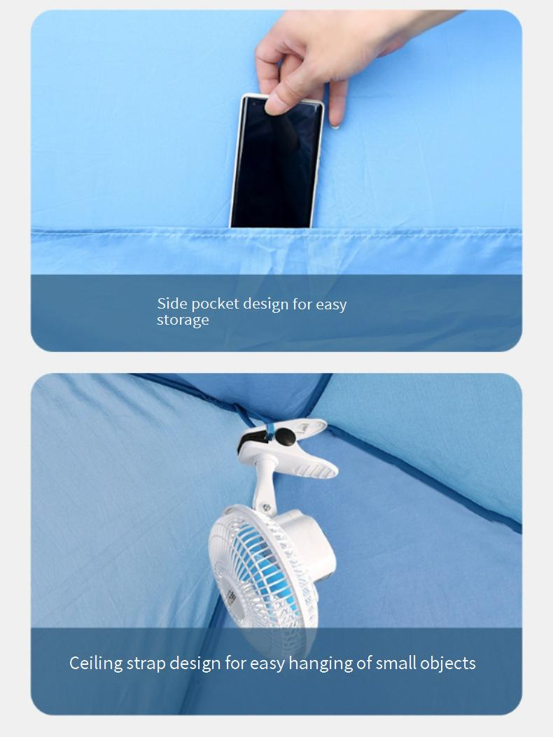 Automatische opvouwbare kampeertent - direct op te zetten strandtent met zonwering en waterdichtheid voor buitenavonturen_voghion.com