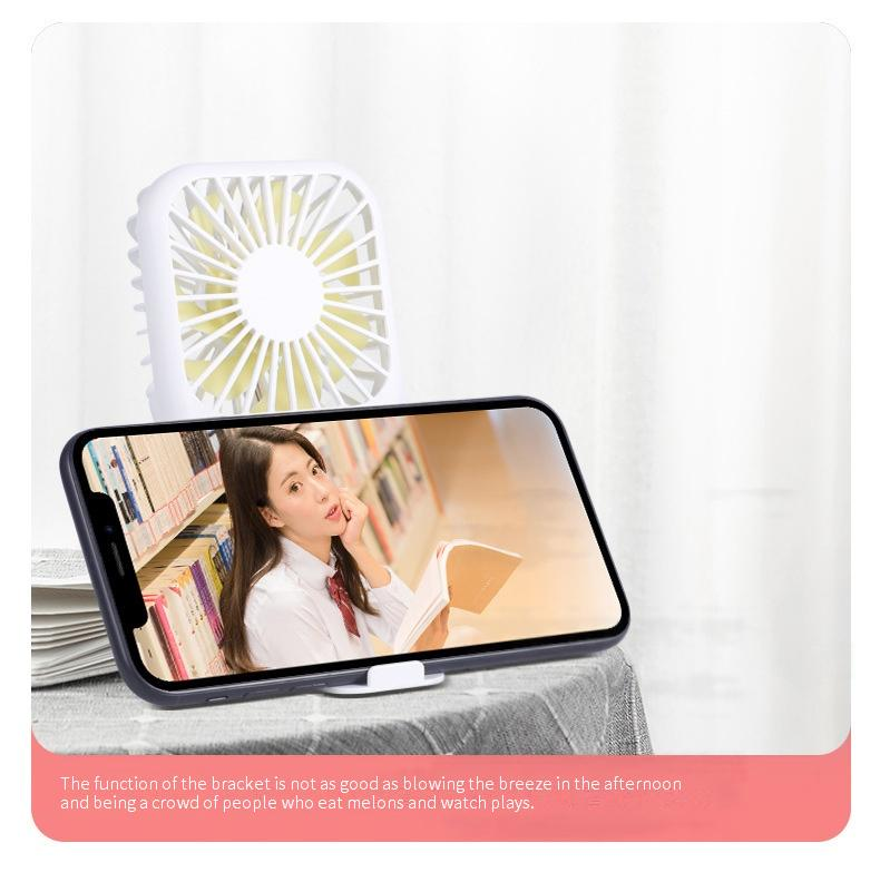 Portable Mini Pocket Fan - USB Rechargeable 3-Speed Adjustable Ultra-Lightweight Personal Cooling Fan For Outdoor Travel & Office Use_voghion.com
