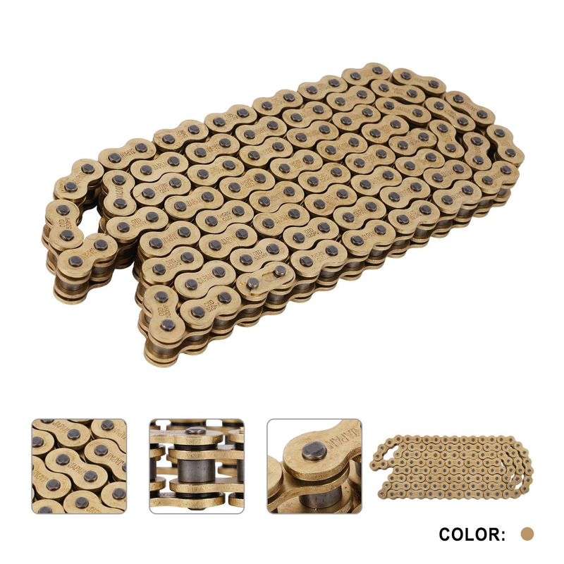 Ultra-Motorradkettensatz – Hochleistungs-Stahlkette 520 für individuelle Fahrradmodifikationen (Optionen 96T und 120T)_voghion.com