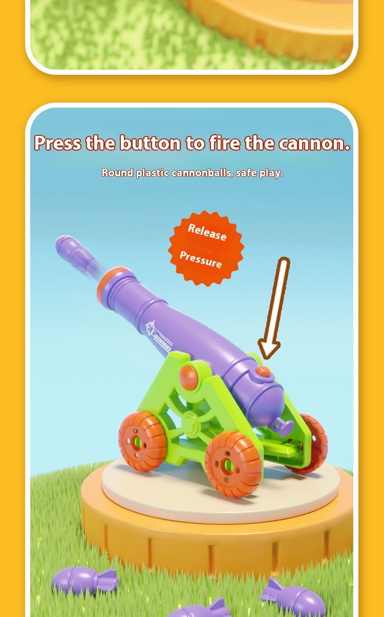 Viral Foam Carrot Cannon Toy – Safe Projectile Launcher For Kids (3-14 Years) – Fun Outdoor & Indoor Shooting Game For Boys & Girls_voghion.com