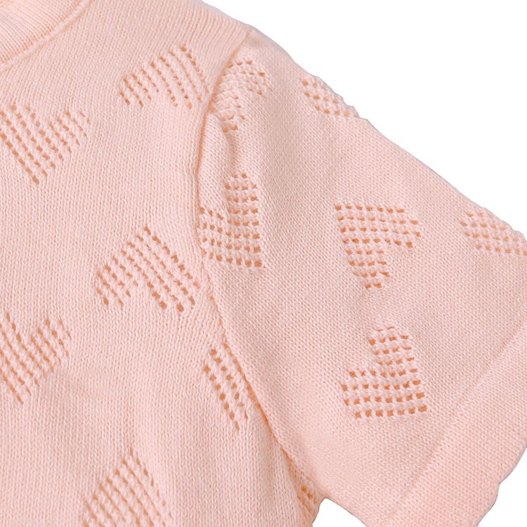 Cardigan tricoté à un bouton pour filles, veste à manches courtes, châle en pur coton, style coréen, vente en gros, été_voghion.com