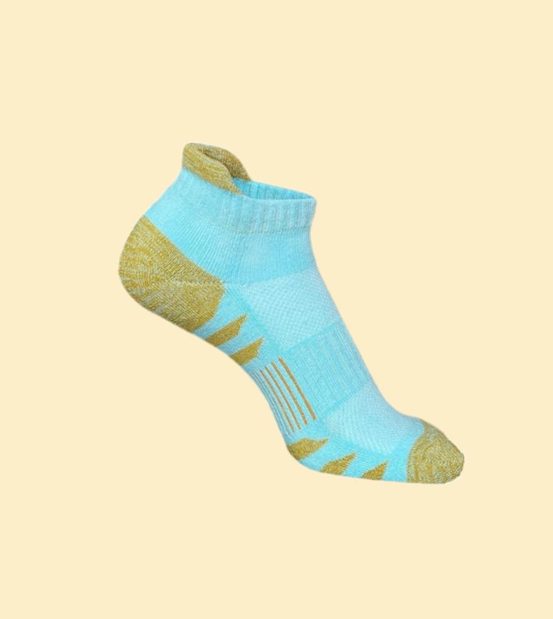 Performance-Laufsocken – Rutschfeste, schnelltrocknende Polyester-Spandex-Mischung (Unisex, Low Cut, 5er-Pack, Mehrfarbenoptionen)_voghion.com