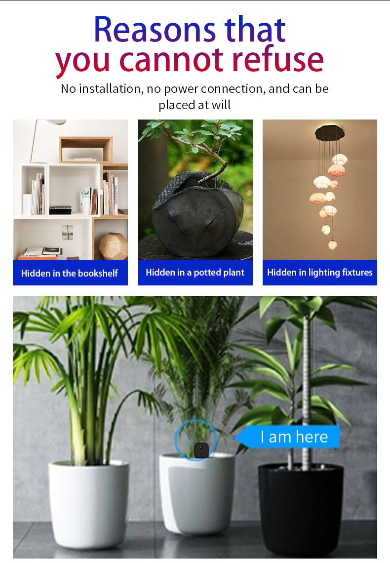 IP 1080P HD Mini Wireless WiFi Motion Detection Smart Home Baby Safety Monitoring Camera_voghion.com