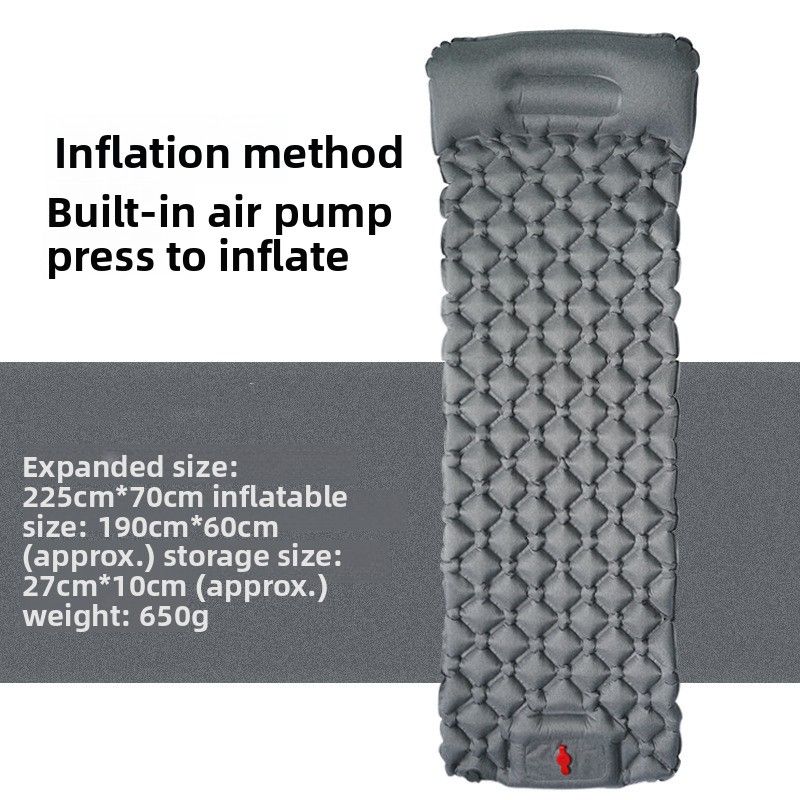 Thickened Outdoor Foldable Portable Tent Nap Ground Moisture-Proof Single Double Egg Nest Inflatable Mat_voghion.com