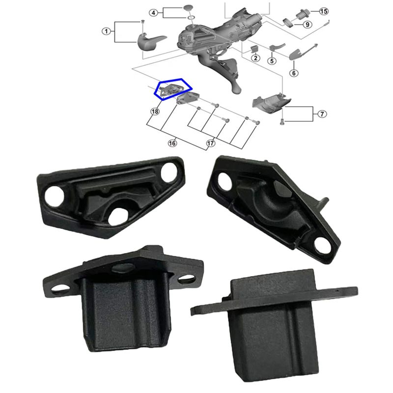 Racefiets Dual Control Hendel Voor Schijfrem ST-R9120 R8020 R7020 4720 Reparatie onderdelen Membraan_voghion.com