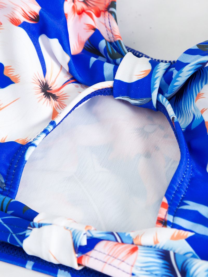 Women's Clothing Sexy multicolor print three-piece bikini for women_voghion.com