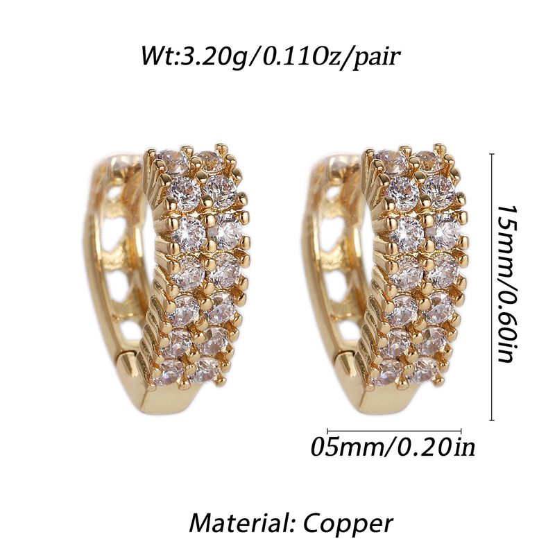 Gioielli e accessori semplici orecchini con micro zirconi intarsiati gioielli da donna di alta qualità da indossare ogni giorno regalo selezionato per la fidanzata_voghion.com